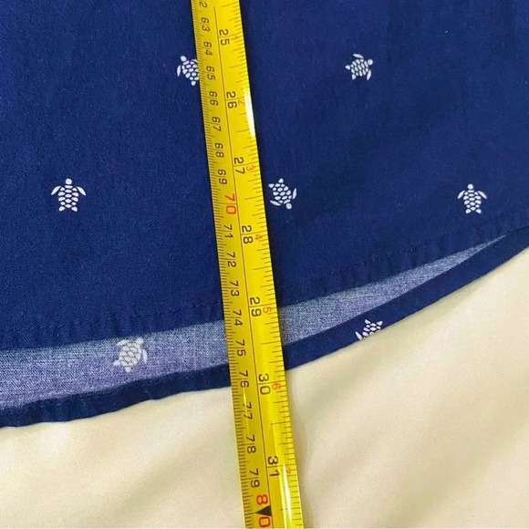 Jachs New York men navy blue button short sleeve with pocket casual work shirt - Picture 4 of 7